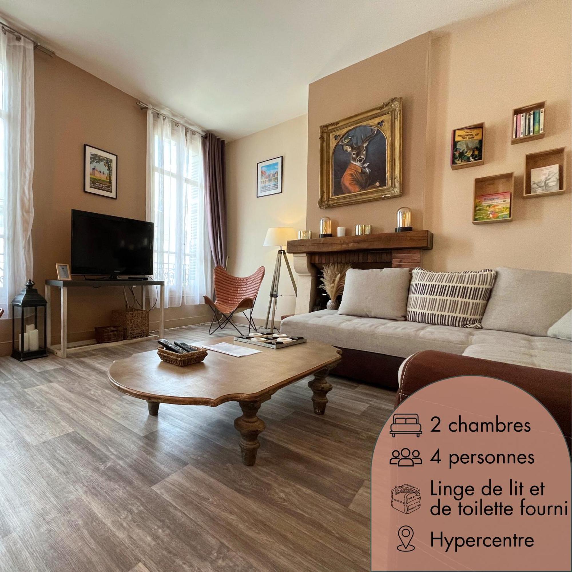 Cote Chateau - Grand Appartement Au Coeur De Blois Kültér fotó